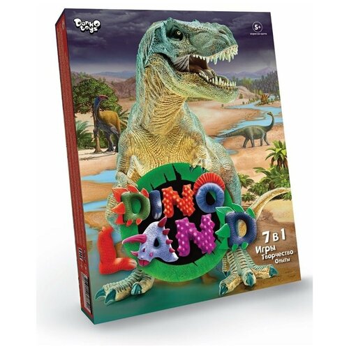 Купить Всем игра / Игровой набор/Наборы для творчества Dino Land 7в1 и Dino Fantasy/детские игры, опыты, снег, слайм/5+