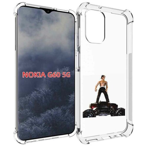 Чехол MyPads Travis Scott - Rodeo для Nokia G60 5G задняя-панель-накладка-бампер чехол mypads travis scott rodeo для honor x8 5g задняя панель накладка бампер