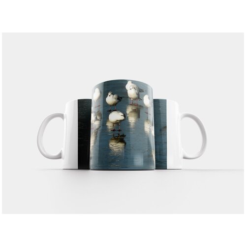 фото Кружка "чайка, зима, мороженое" 320 мл lotsprints