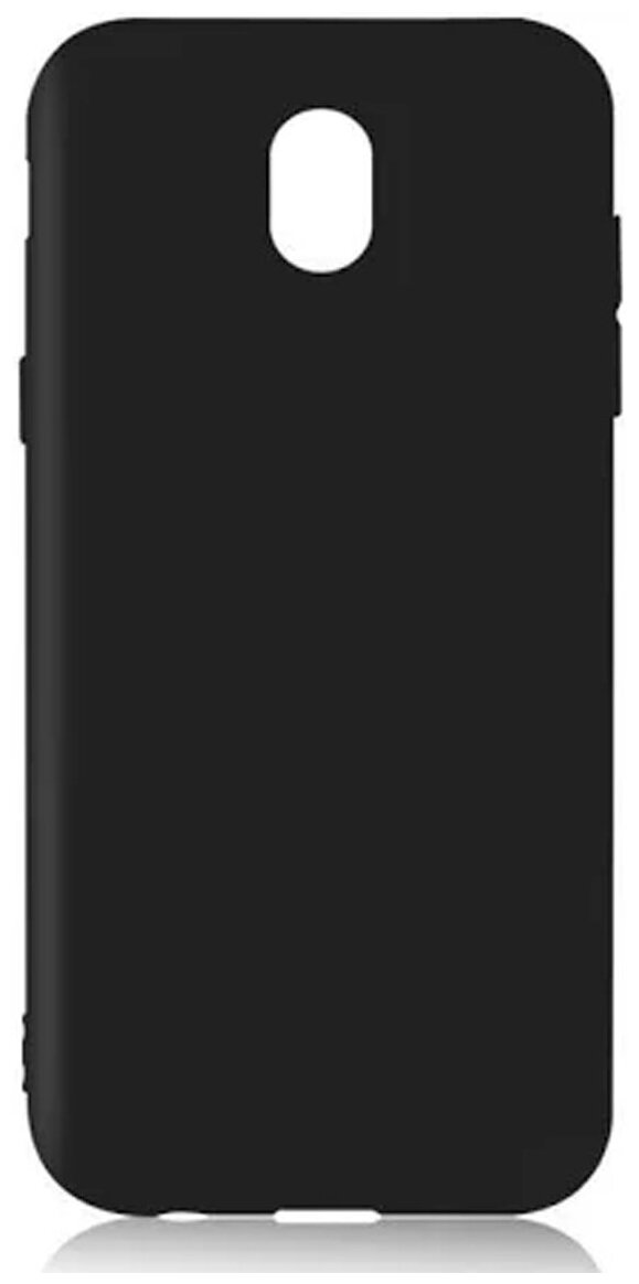 Силиконовый чехол черный Samsung J7 2017
