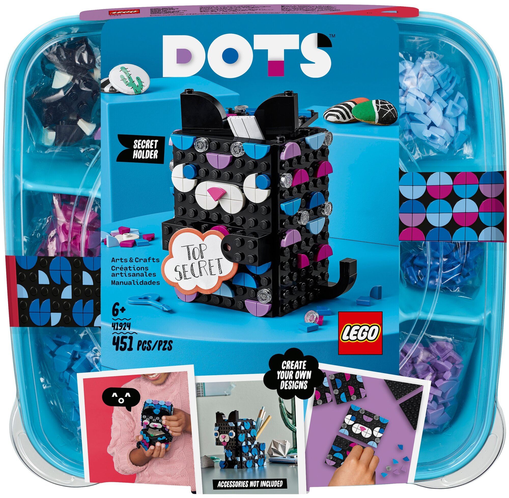 Конструктор Набор для творчества LEGO DOTS 41924 Секретная шкатулка