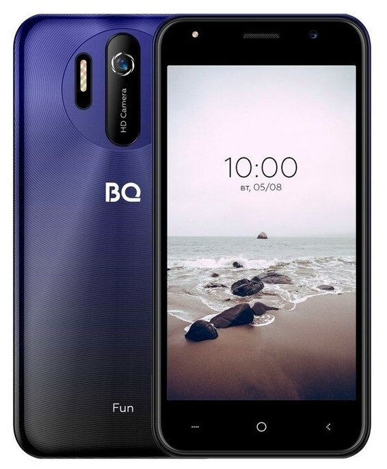Смартфон BQ 5031G Fun 5" 1280x720 IPS, Unisoc SC7731E, 1Gb, 8Gb, сумеречный синий