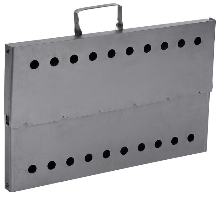Мангал-дипломат №1, р. 40 × 25 × 40 см, сталь 1,5 мм, в сумке (1шт.) - фотография № 2