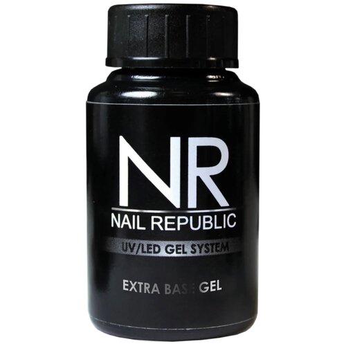 nail republic базовое покрытие watercolor base white 10 мл Nail Republic Базовое покрытие Extra Base, прозрачный, 30 мл