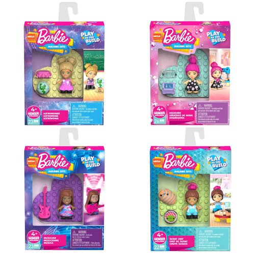 Набор игровой Mega Construx Barbie Ты можешь быть кем захочешь Астроном GWR22