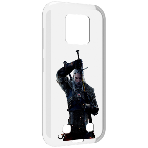 Чехол MyPads The-Witcher-3-Ведьмак для Oukitel WP18 задняя-панель-накладка-бампер чехол mypads the witcher 3 ведьмак для motorola edge plus задняя панель накладка бампер