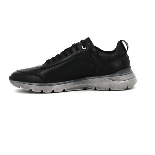 П/ботинки мужские, Ampere, размер 42, черный, натуральная кожа