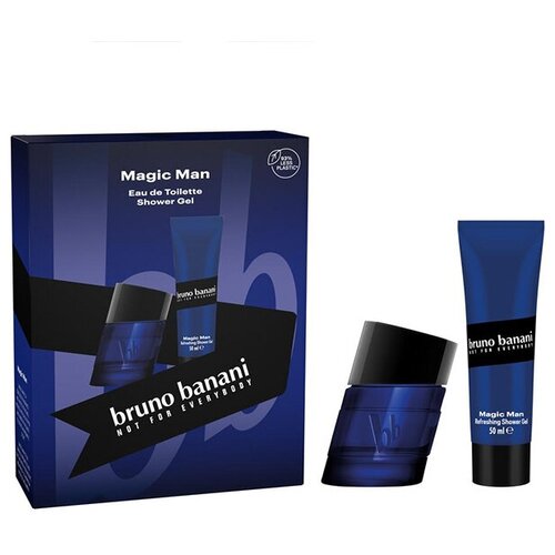 фото Bruno banani мужской magic man набор: туалетная вода (edt) 30мл, гель для душа 50мл