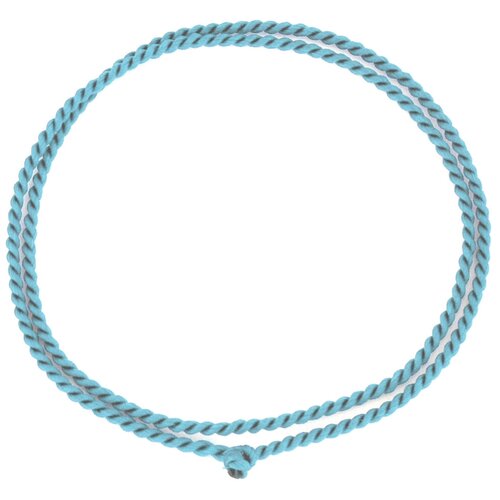 Гайтан шнурок для крестика или кулона небесно-голубой (Длина: 60 см, Толщина: 1,5 мм)