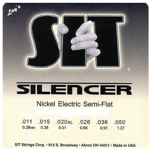SIT SL1150 SILENCERS Medium Light струны для электрогитары (11-15-20w-26-36-50) средне-легкого натяжения