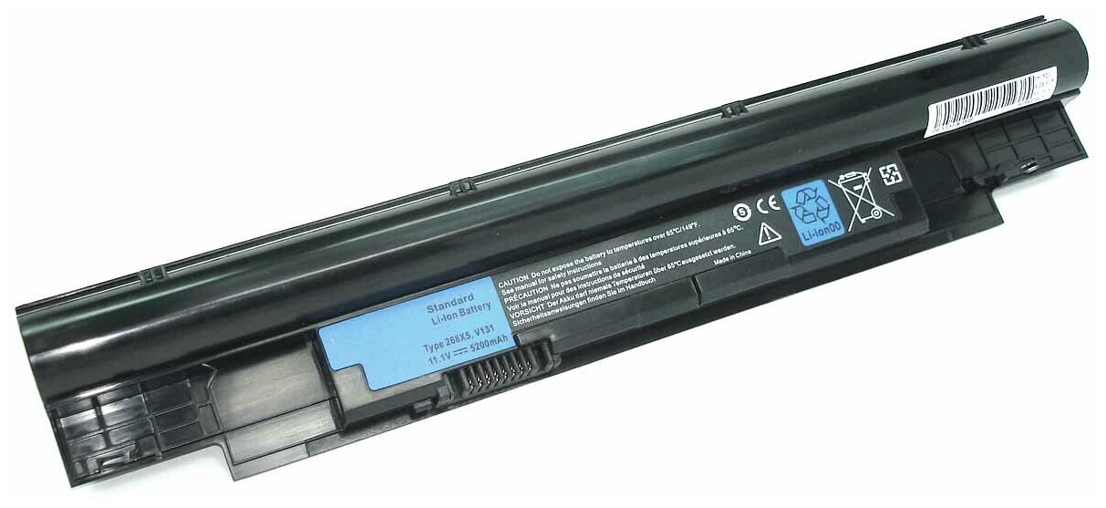 Аккумуляторная батарея для ноутбука Dell Inspiron N411Z 11.1V 5200mAh 268X5, V131 OEM