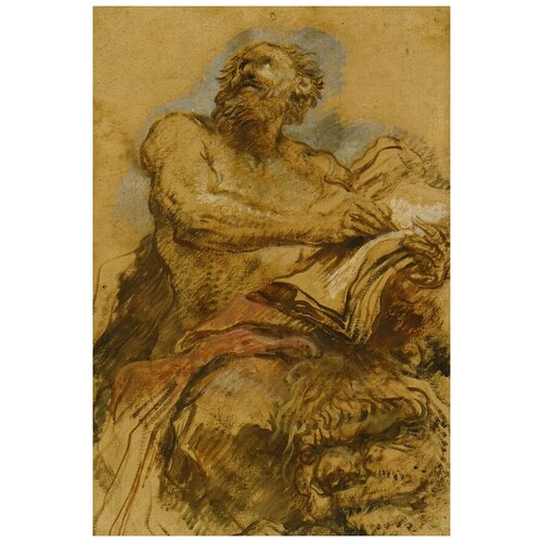 Репродукция на холсте Святой Марк Кастильоне Джованни 50см. x 74см.