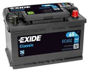 Аккумуляторная батарея CLASSIC [12V 65Ah 540A B13] EXIDE EC652 | цена за 1 шт