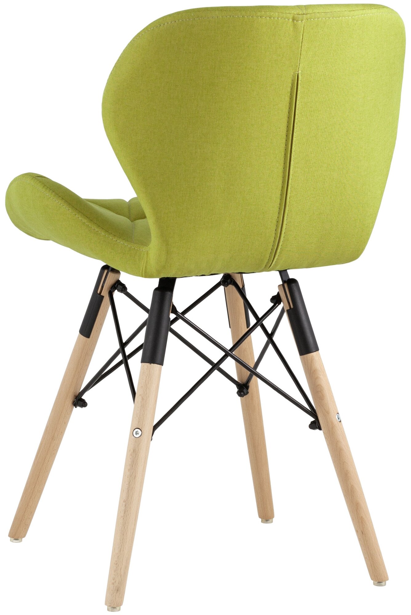 Комплект стульев для кухни 2 шт Бон, рогожка, оливковый - фотография № 8