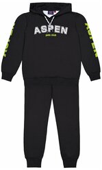 Спортивный костюм Aspen Polo Club для мальчика 1031T0682 цвет черный 16 лет