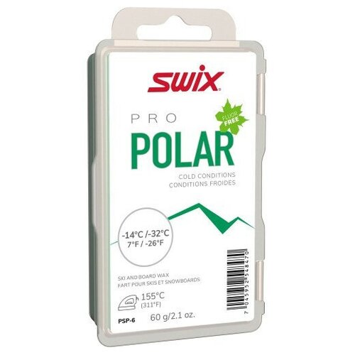 фото Парафин swix polar, 60 г -14°c/-32°c