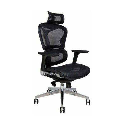 фото Компьютерное кресло norden хироу black / черный пластик / черная ткань norden chairs