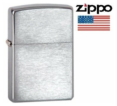 Zippo Зажигалка Zippo 200 Brushed Chrome