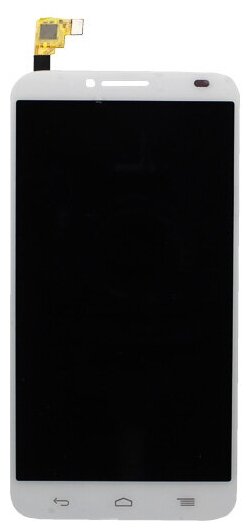 Экран (дисплей) для Alcatel One Touch 6037Y Idol 2 в сборе с тачскрином (белый)