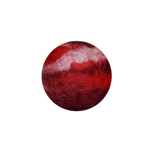 фото Мяч из шерсти livezoo wool алый закат 6 см