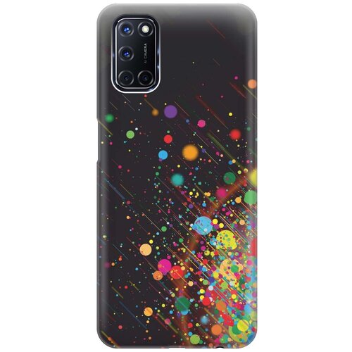 фото Ультратонкий силиконовый чехол-накладка для oppo a52 / a72 с принтом "яркое настроение" gosso