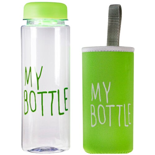 фото Бутылка для воды "my bottle" с термочехлом, 500 мл цвет фиолетовый ладушки