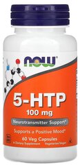 Капсулы NOW 5-HTP, 100 г, 100 мг, 60 шт.