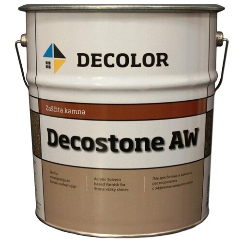Decolor Лак Decostone AW для бетона и камня с эффектом мокрого камня 4л
