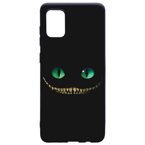 фото Ультратонкая защитная накладка для samsung galaxy a31 с принтом "улыбка чеширского кота" gosso