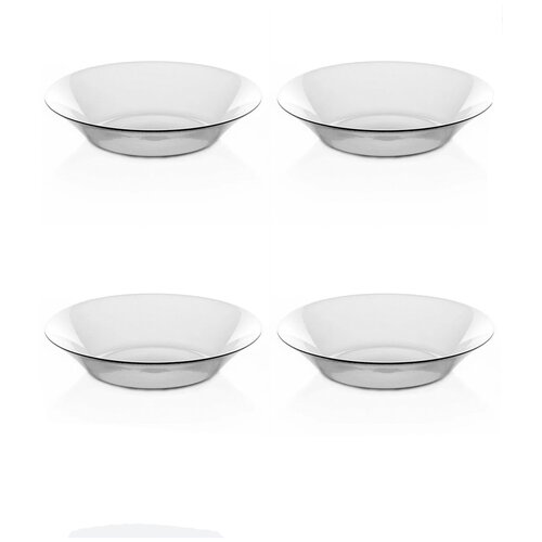 Набор тарелок столовых глубоких из 4 штук ,D - 22 см