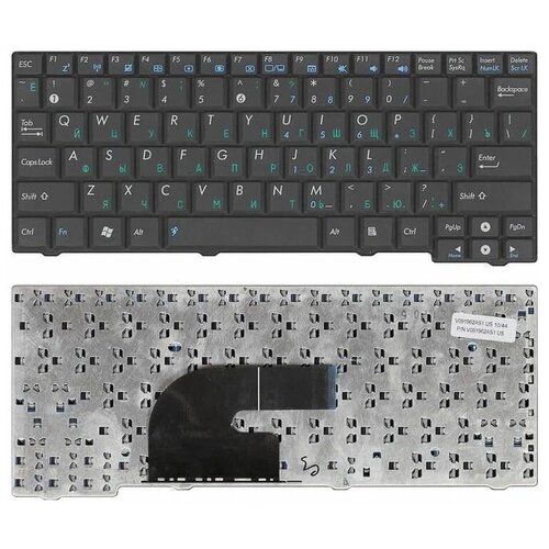 Клавиатура для ноутбуков Asus EEE PC MK90H RU, Black клавиатура для ноутбуков asus eee pc 900ha ru black