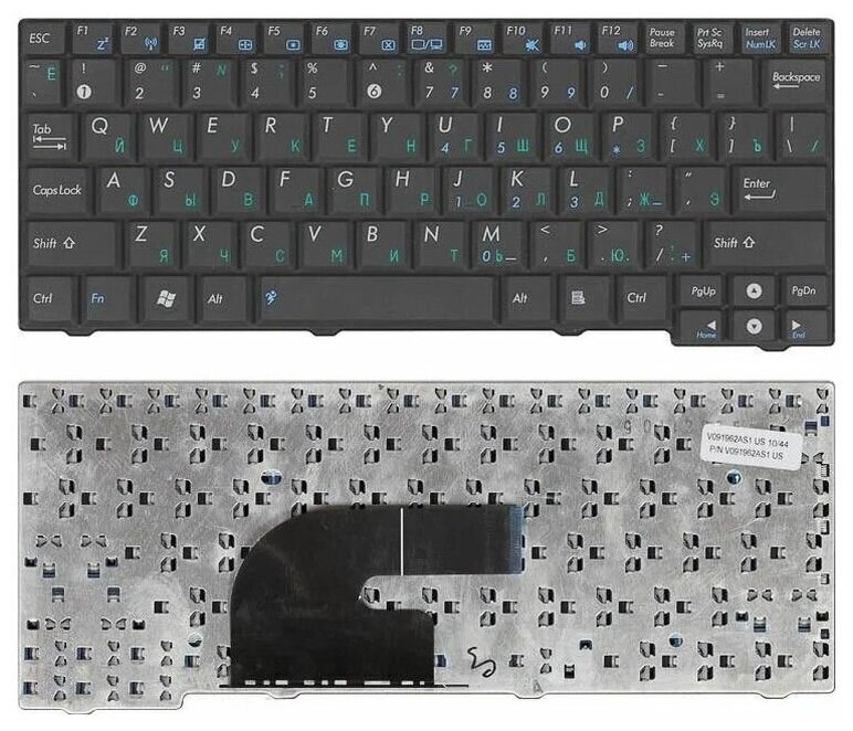 Клавиатура для ноутбуков Asus EEE PC MK90H RU, Black