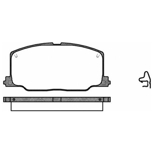 Колодки передние SANFINECO SFP 702