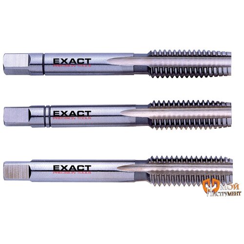 Метчики EXACT HSS DIN352 Метчик М2,0х0,40 (ручной), 3 шт Exact