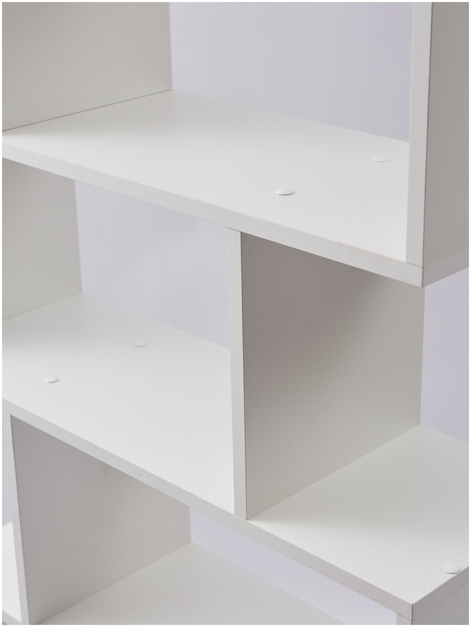 Стеллаж, Стеллаж настенный Оптима, белый, 71х25х175.2 см, VERAMENTE - фотография № 3