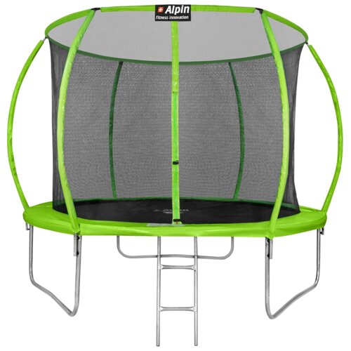 Каркасный батут Alpin Sky ASK-312 312х312х245 см , зеленый каркасный батут atlas sport 312 312х312х256 см blue