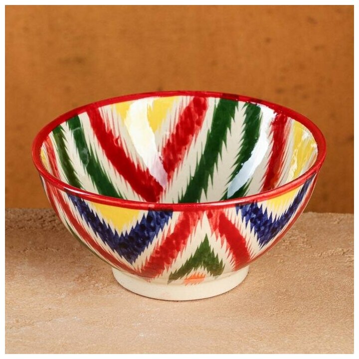 фото Коса Риштанская Керамика "Атлас" 15 см, малая, разноцветная