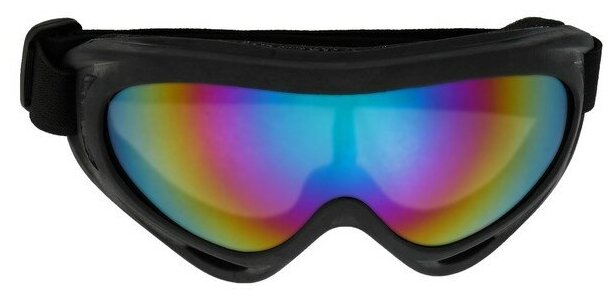 Очки для езды на мототехнике стекло фиолетовый хамелеон черные/В упаковке : 1
