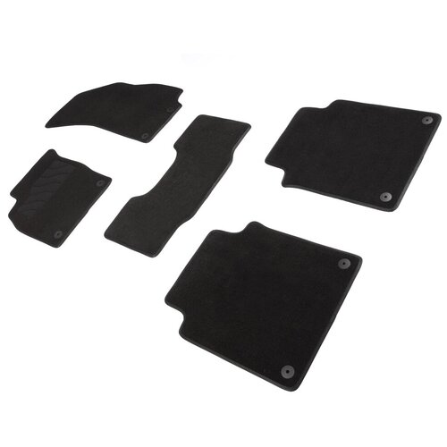 фото Ворсовые lux коврики в салон seintex для audi a8 (d5) long 2018-н.в. (черные, 90024)