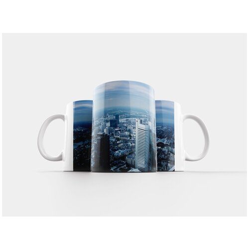 фото Кружка "городской пейзаж, небо, небоскреб" 320 мл lotsprints