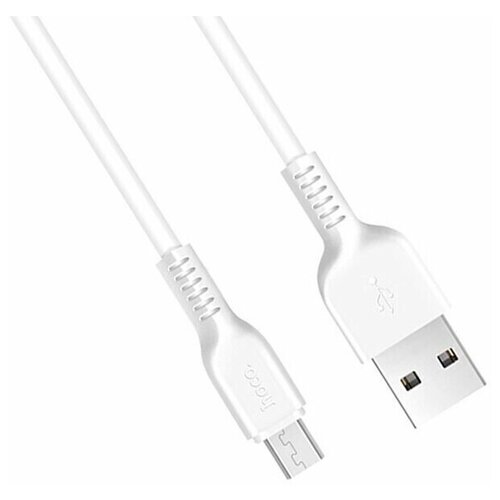 USB кабель HOCO X13 Easy Charging -Micro usb белый кабель hoco x13 easy charged usb lightning charging cable 1m 2 4а white