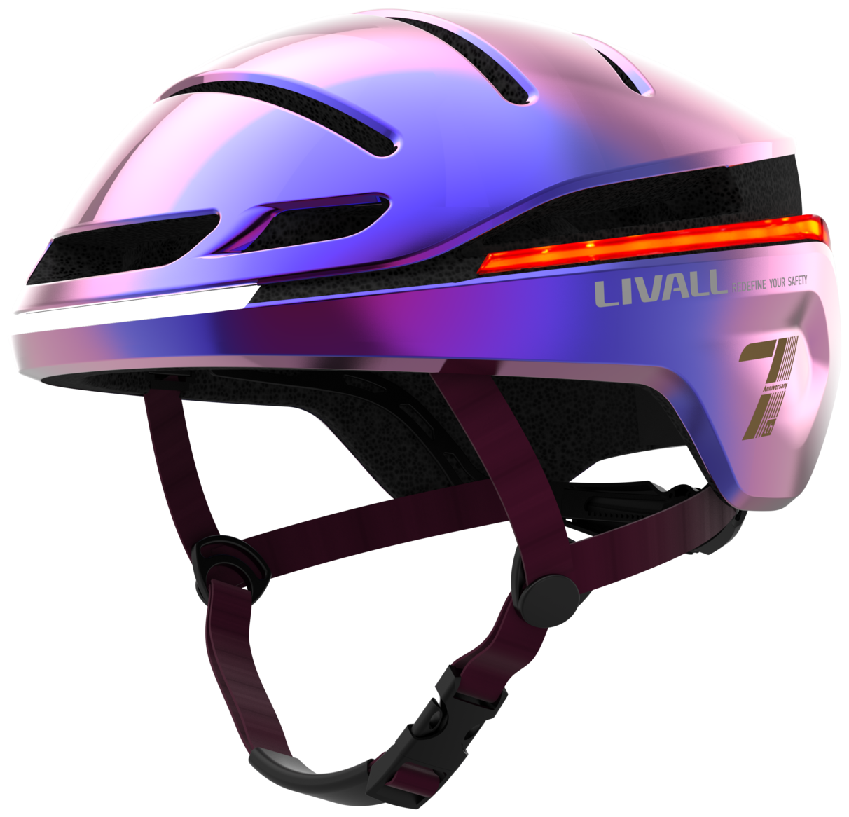 Умный шлем Livall EVO21 Smart Helmet Ultraviolet размер M (54-58 см)
