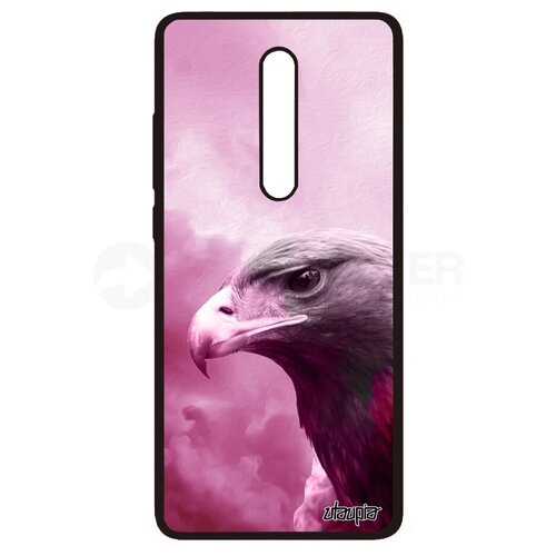 фото Качественный чехол на смартфон // xiaomi mi 9t pro // "орел" ястреб стиль, utaupia, розовый