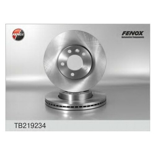 фото Тормозной диск fenox tb219234 для vw multivan v,vi, touareg, transporter iv,v,vi