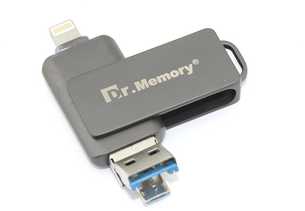 Флешка USB Dr. Memory 051 8Гб, USB 3.0, черный