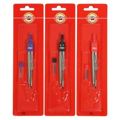 Циркуль металлический Koh-I-Noor 4901 с запасным грифелем блистер 1072₽