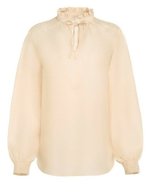 Блуза  Minaku, размер 50, белый, фиолетовый
