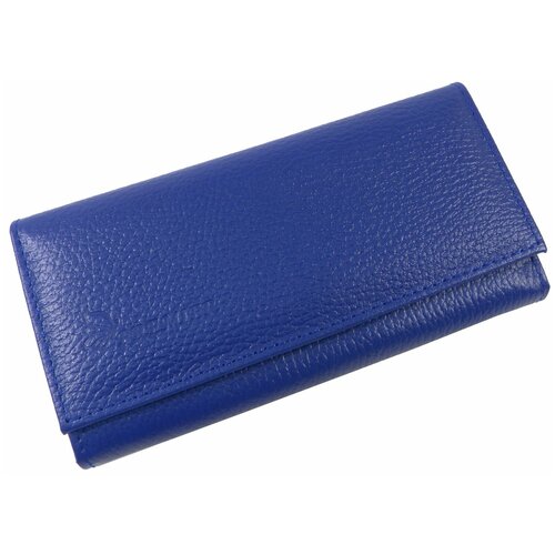 фото Кошелек женский из натуральной кожи, маленький бумажник для денег, портмоне на каждый день синий cro-dm-1-329 нет бренда