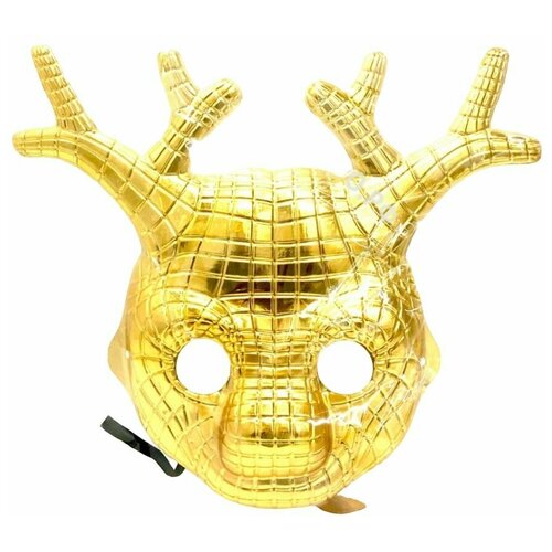 Карнавальная маска Олень маска карнавальная монстр скелет золото