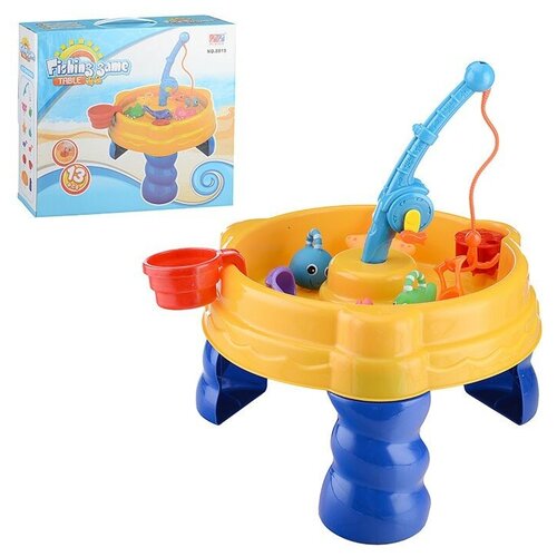 фото Стол для игр с песком и водой "рыбалка" hualian toys